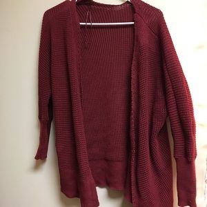 ♡ Urban Outfitters Maroon Cardigan ♡